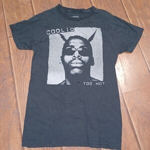 Coolio Black Graphic Short Sleeve Tee